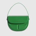 Structured Curve Handbag – Green – Where Boldness Meets Elegance
