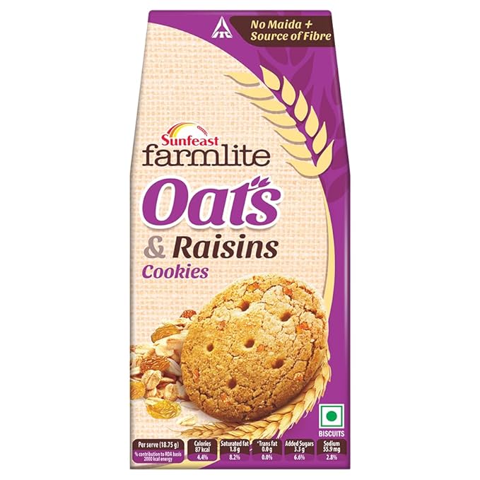 Sunfeast Farmlite Oats with Raisins Biscuits