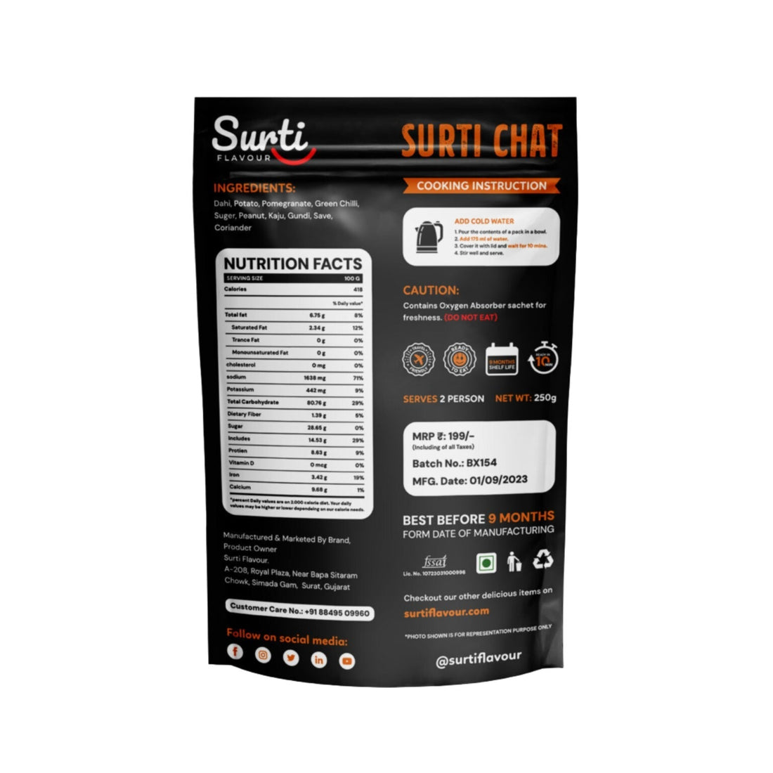 Surti Chat - Savory and Tangy Indian Snack