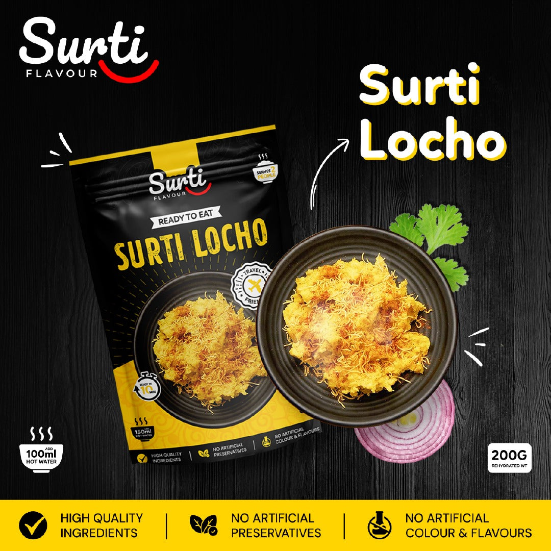 Surti Special Locho - Authentic Gujarati Street Food