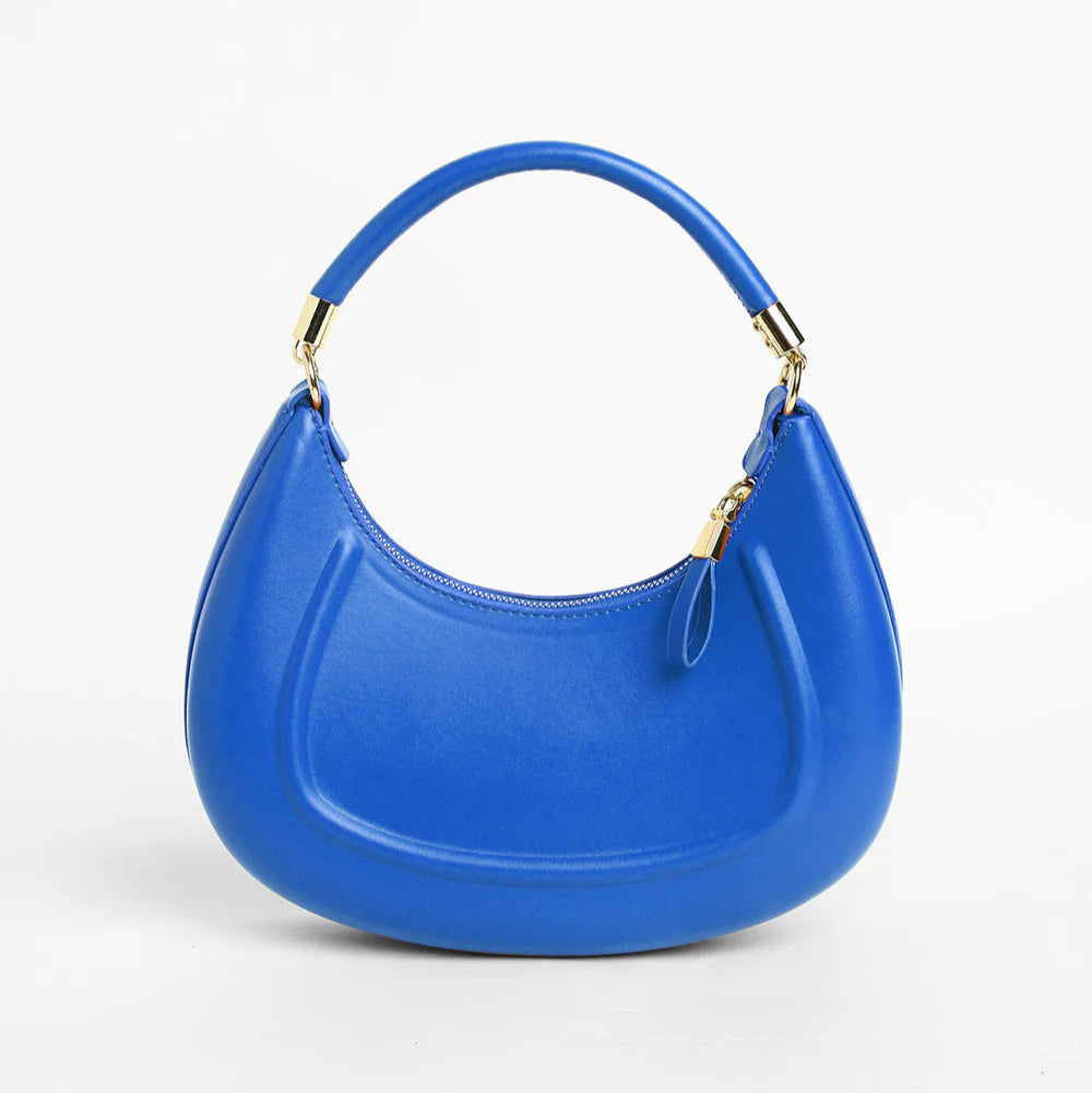 The Curve Handbag With Pouch – Royal Blue – A Stylish Statement of Elegance and Function