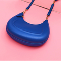 The Curve Handbag With Pouch – Royal Blue – A Stylish Statement of Elegance and Function