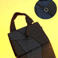 The Denim Sash Handbag – Navy Blue – A Casual Elegance with a Twist