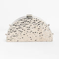 The Dented Curve Clutch Bag – California Gold – A Bold Twist on Timeless Glamour