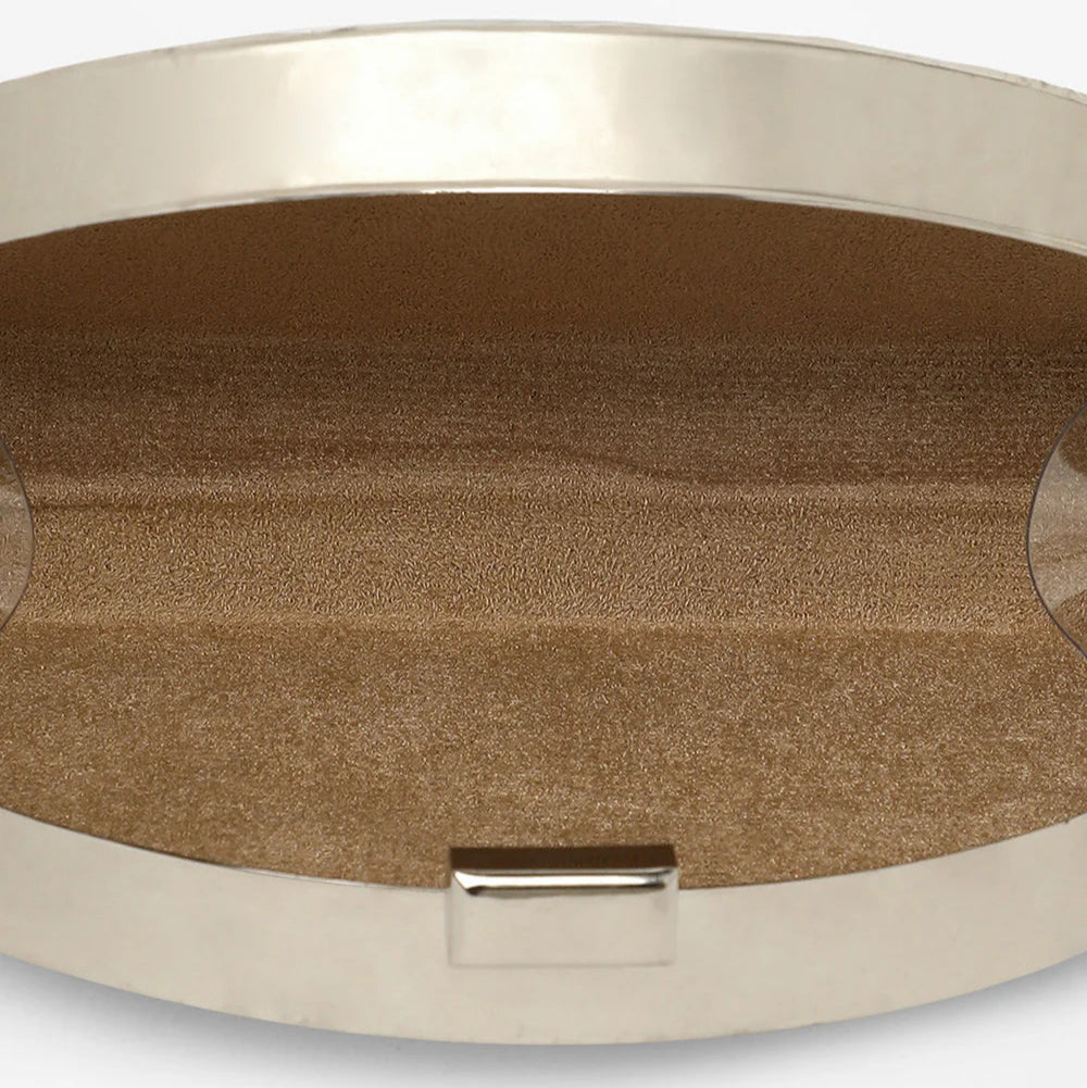 The Dented Curve Clutch Bag – California Gold – A Bold Twist on Timeless Glamour