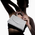 The Iri Noire Handbag – Metallic Silver – A Bold Statement of Modern Luxury