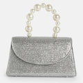 The Iri Noire Handbag – Metallic Silver – A Bold Statement of Modern Luxury