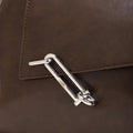 The Large Slant-Flap Hobo Bag – Coffee Brown – A Bold Fusion of Style and Comfort