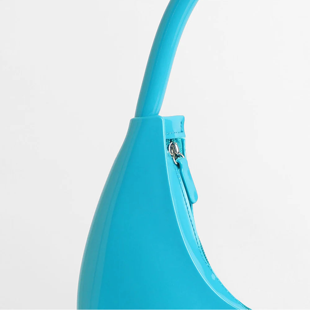 The Lucida Hobo Bag – Ocean Blue – A Touch of Tranquil Elegance