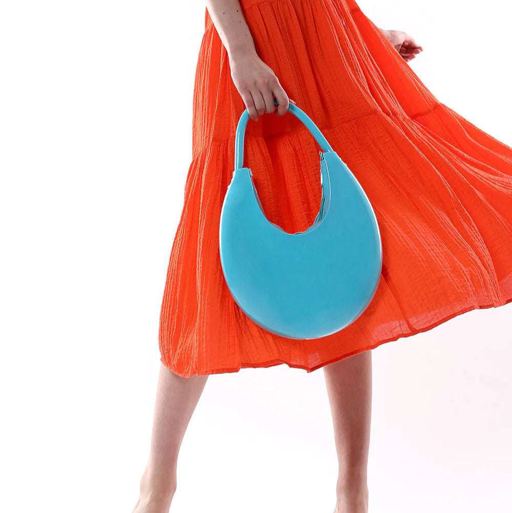 The Lucida Hobo Bag – Ocean Blue – A Touch of Tranquil Elegance