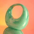 The Sculptural Handbag – Light Green – A Fresh Twist on Timeless Elegance