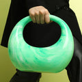 The Sculptural Handbag – Light Green – A Fresh Twist on Timeless Elegance