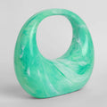 The Sculptural Handbag – Light Green – A Fresh Twist on Timeless Elegance