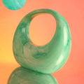 The Sculptural Handbag – Light Green – A Fresh Twist on Timeless Elegance