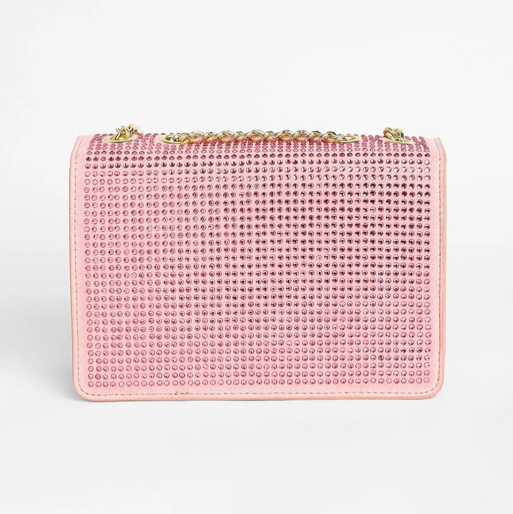 The Stud Sling Bag – Blush Pink – A Chic Fusion of Soft Elegance and Bold Detail