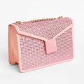 The Stud Sling Bag – Blush Pink – A Chic Fusion of Soft Elegance and Bold Detail