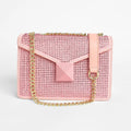 The Stud Sling Bag – Blush Pink – A Chic Fusion of Soft Elegance and Bold Detail