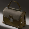 The Trunk Hand Bag – Olive Green – A Timeless Blend of Classic Style and Modern Charm