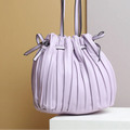 Tug-And-Go Lavender Bucket Bag – A Soft Pop of Color and Charm