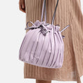 Tug-And-Go Lavender Bucket Bag – A Soft Pop of Color and Charm