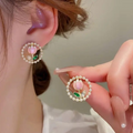Tulip Pearl Bloom Earrings – Whimsical Imitation Jewelry for Her