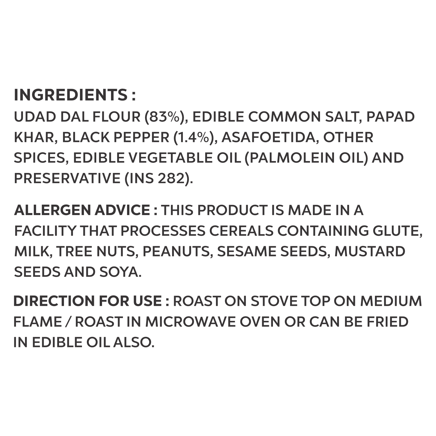 Udad Papad – 7 Inches of Timeless Indian Crisp