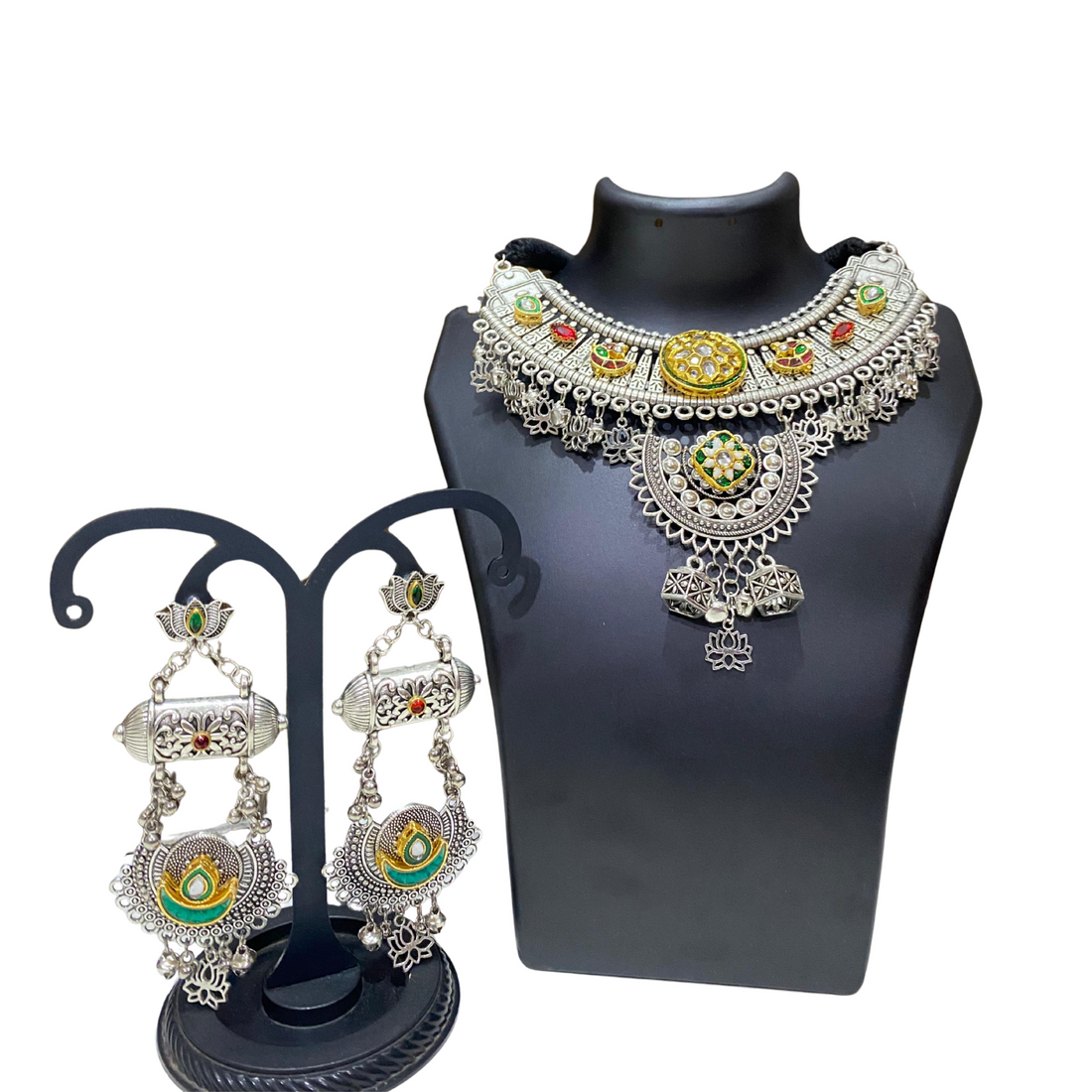 Vrindavan Vibes Meenakari Set – A Colorful Ode to Tradition and Artistry