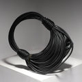 Wire Handbag – Black – The Epitome of Sleek Sophistication