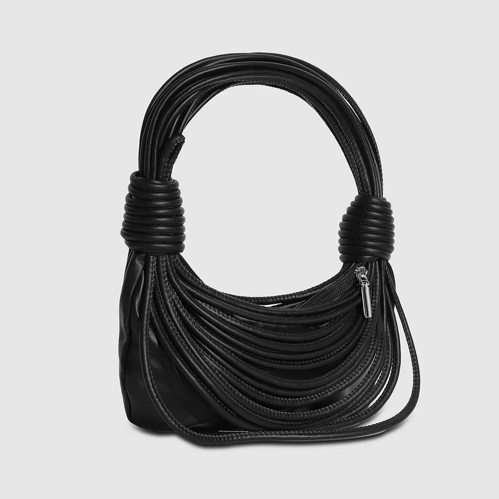 Wire Handbag – Black – The Epitome of Sleek Sophistication