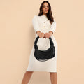 Wire Handbag – Black – The Epitome of Sleek Sophistication