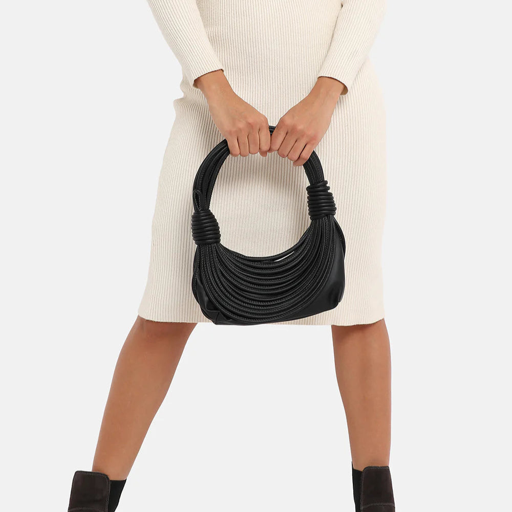 Wire Handbag – Black – The Epitome of Sleek Sophistication