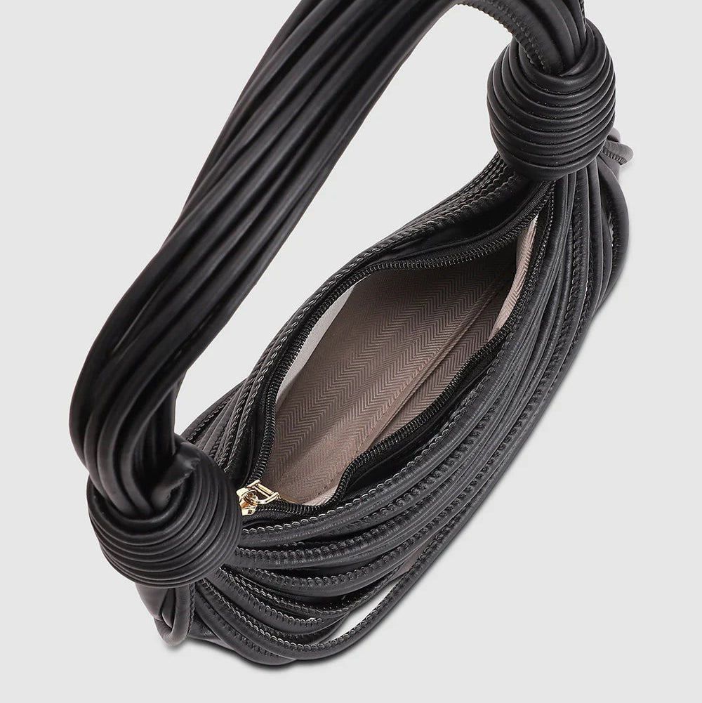 Wire Handbag – Black – The Epitome of Sleek Sophistication