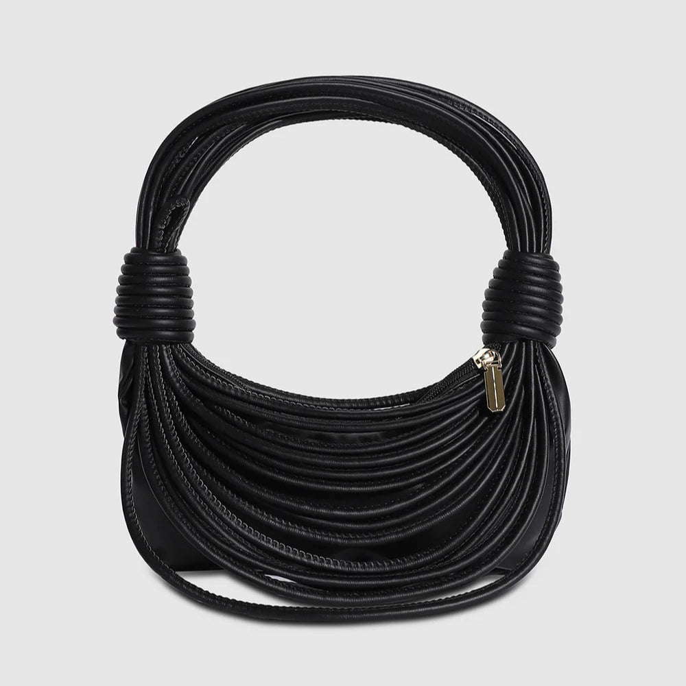 Wire Handbag – Black – The Epitome of Sleek Sophistication