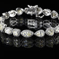 Yellow Color Multi-Cut American Diamond Loose Bracelet – Radiance in Every Cut