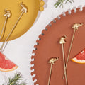 Brass Elephant Cocktail Stirrers – Elegant Barware with a Touch of Heritage