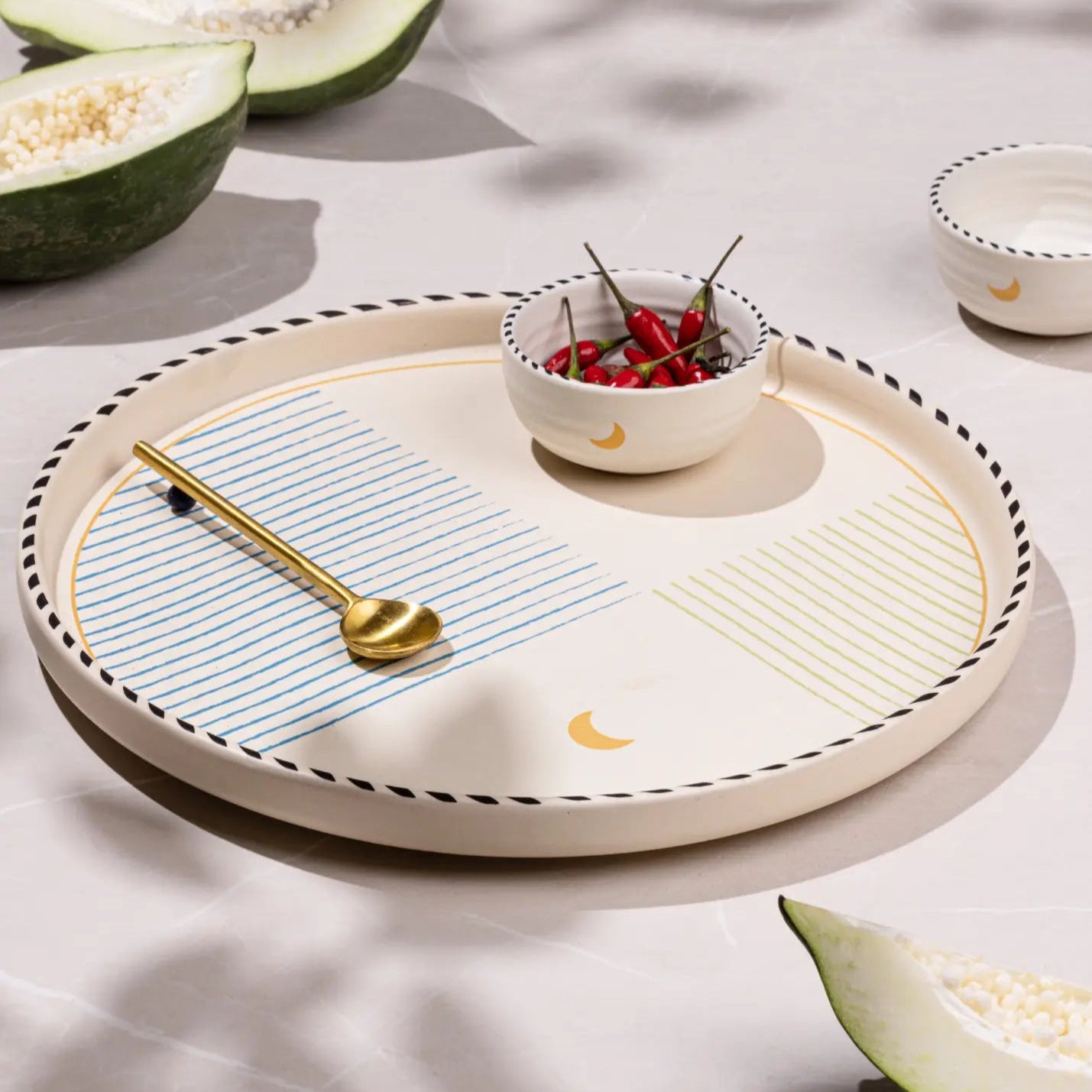Mirissa Platter and Server Gift Set | Elegant Entertaining Made Easy