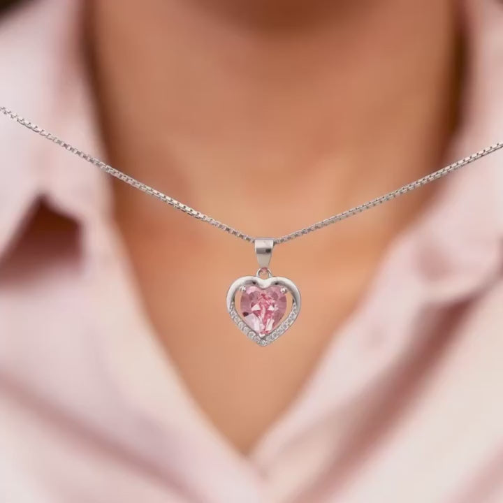Silver Valentines Pendant – Made with Pure 925 Silver