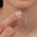 Silver Interlocked Heartss Hoop Earrings – Love in Pure 925 Silver