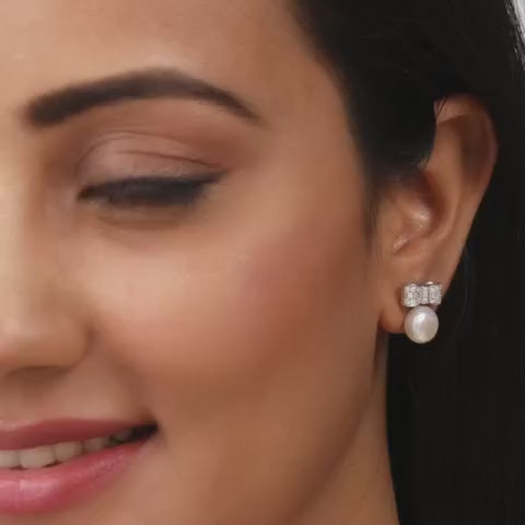 Silver Dreamy Pearls Earring – Elegance in Pure 925 Silver