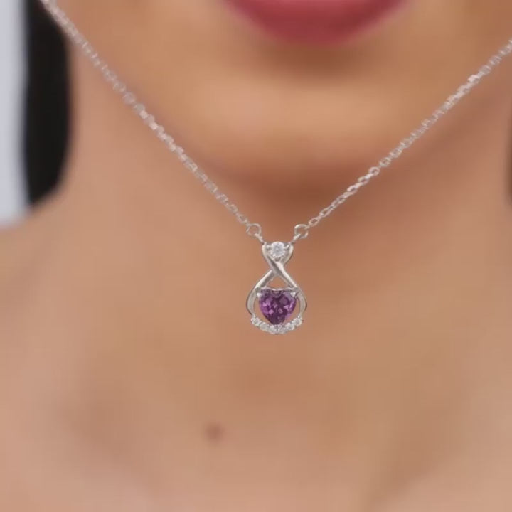 Silver Perennial Love Pendants With Link Chain – Made with Pure 925 Silver