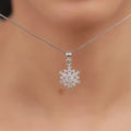 Silver Minis Solitaire Pendant with Link Chain – Made with Pure 925 Silver