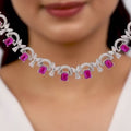 Silver Pink Blush Necklaces – A Touch of Grace, A Splash of Tradition