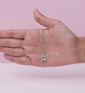 Silver Loves Like A Butterfly Pendant with Link Chain – Made with Pure 925 Silver