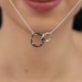 Silver Eternals Knot Pendant with Link Chain – Made with Pure 925 Silver