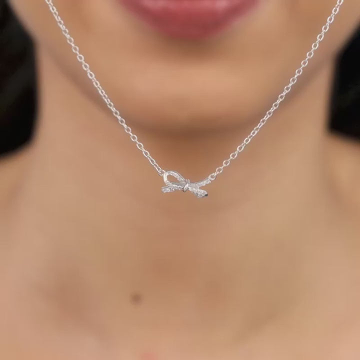 Silver Twisteds Ribbon Necklace – Grace Woven in Pure 925 Silver