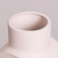 Ceramic Flower Vase – Elegant Grey Decor for Home & Office
